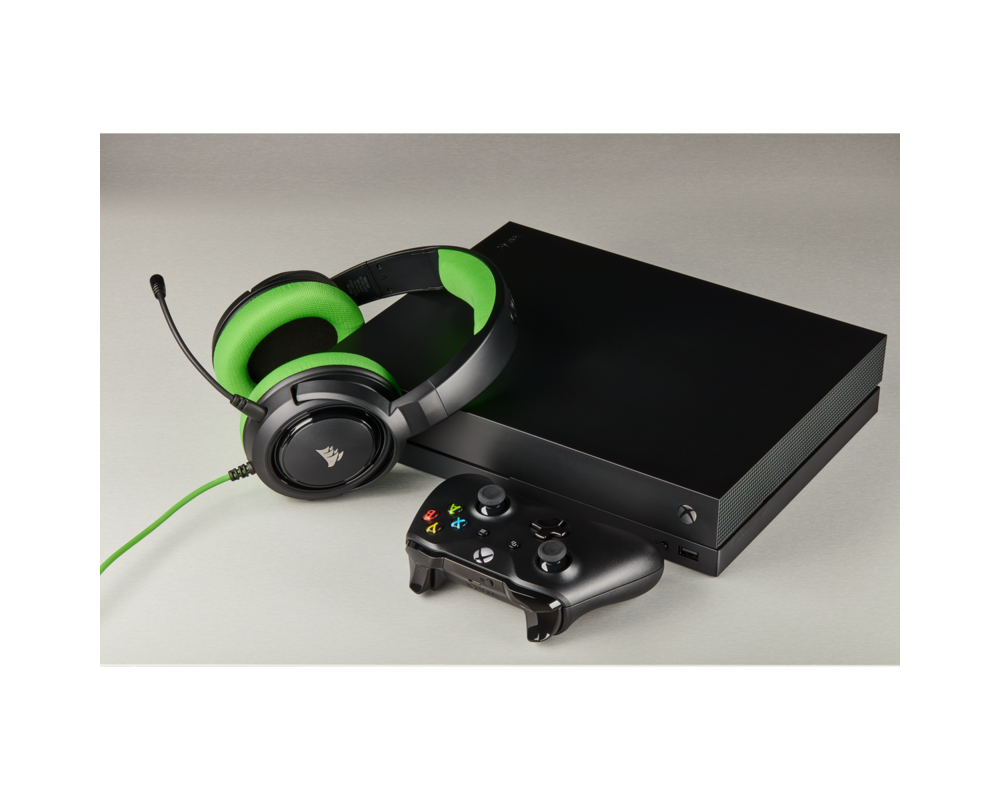 Слушалки CORSAIR CA-9011197-EU Stereo Gaming Headset HS35 Green EU 4