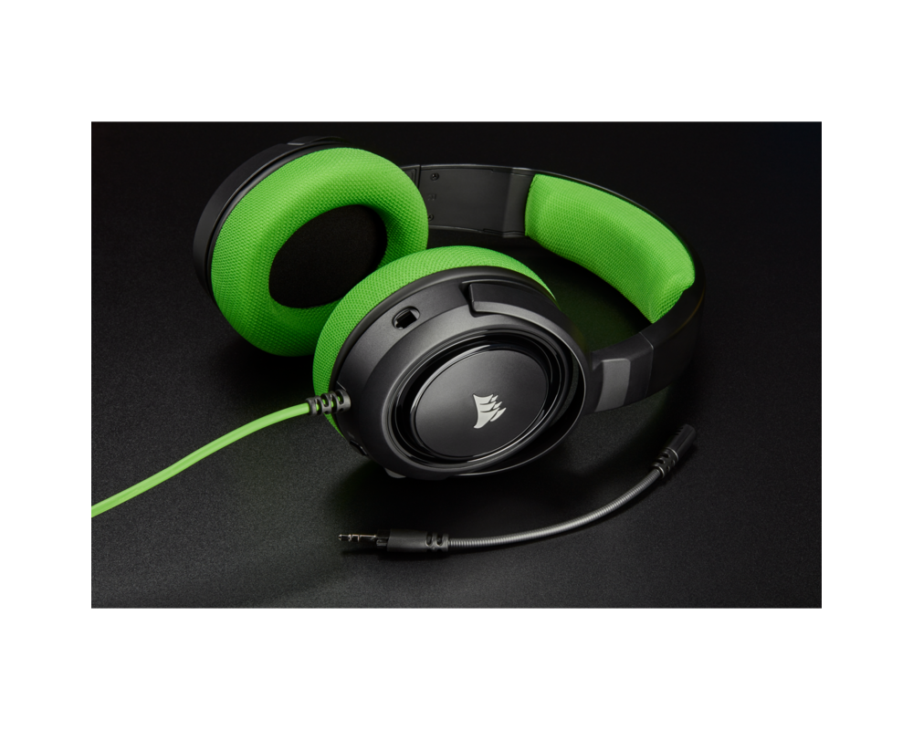 Слушалки CORSAIR CA-9011197-EU Stereo Gaming Headset HS35 Green EU 5
