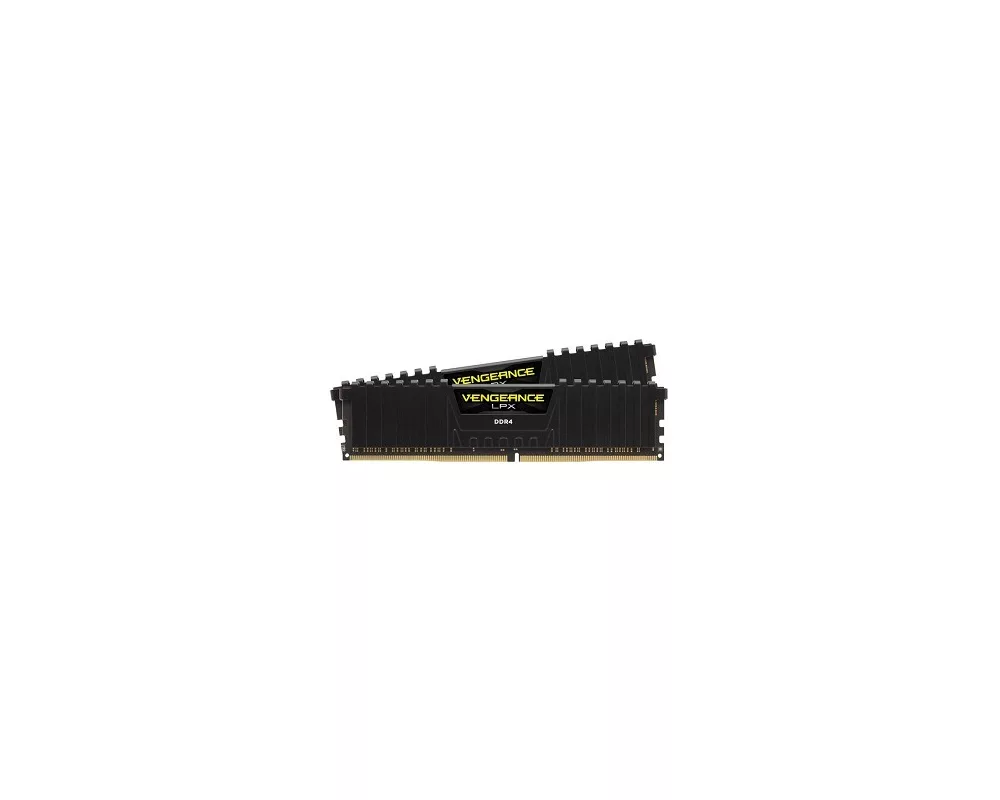 Памет CORSAIR 8GB RAMKit 2x4GB DDR4 2400MHz 2x288 DIMM Unbuffered 16-16-16-39 Vengeance LPX Black Spreader 1.2V XPM2.0 2