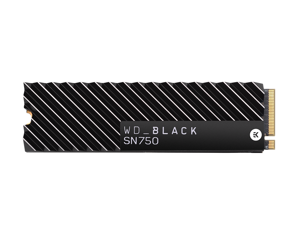 SSD WD SSD BLACK SN750 1Tb M.2 2280 NVMe Read/Write: 3470 / 3000 MB/s 2