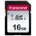 <span>Флаш карта</span> Transcend 16GB SD Card UHS-I U1 <span class='catalog-num-in-name'>TS16GSDC300S</span> - 