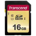 <span>Флаш карта</span> Transcend 16GB SD Card UHS-I U1 <span class='catalog-num-in-name'>TS16GSDC500S</span> - 