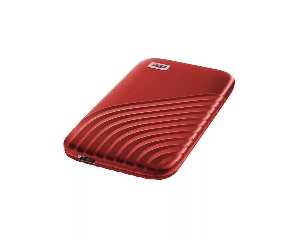 329783 WD My Passport SSD 2TB Red Cross Compatible USB 3.2 Gen-2 and USB-C ...