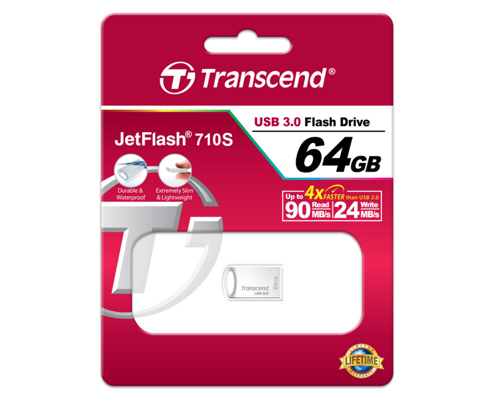 Флаш памет Transcend 64GB JETFLASH 710 18