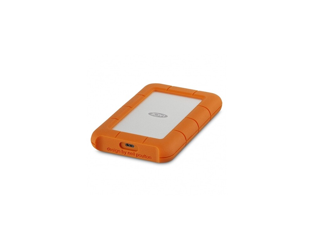 Твърд диск LACIE RUGGED 4TB USB-C USB3.0 Drop crush and rain-resistant for all terrain use orange 9
