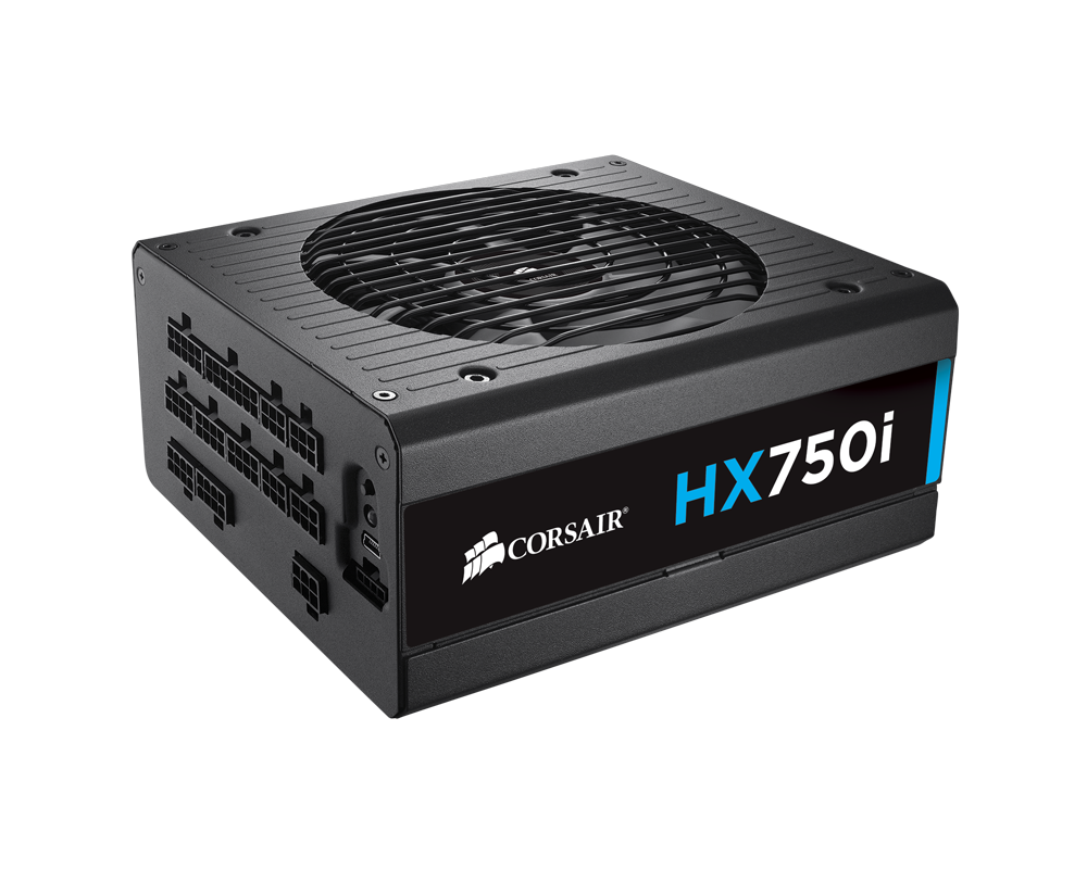 Захранване Corsair HXi Series HX750i High-Performance ATX Power Supply-750 Watt 80 Plus® Platinum 5
