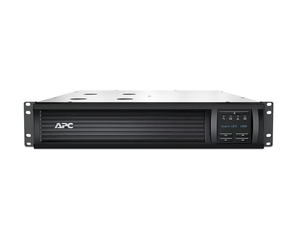 Ups Interface APC Smart-UPS 1500VA LCD 230V RM 2U SmartSlot USB Interface Port RJ-45 ...