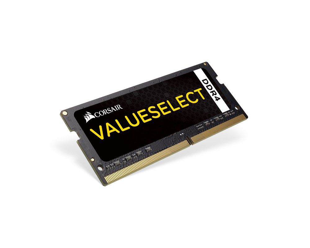 Памет CORSAIR 8GB DDR4 2400MHz 1x260 SODIMM Unbuffered 16-16-16-39 Black PCB 1.2V 2