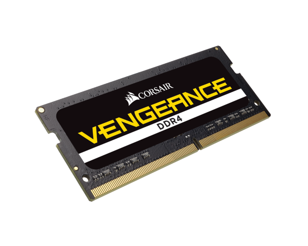 Памет CORSAIR 8GB DDR4 2400MHz 1x260 SODIMM Unbuffered 16-16-16-39 Black PCB 1.2V 4