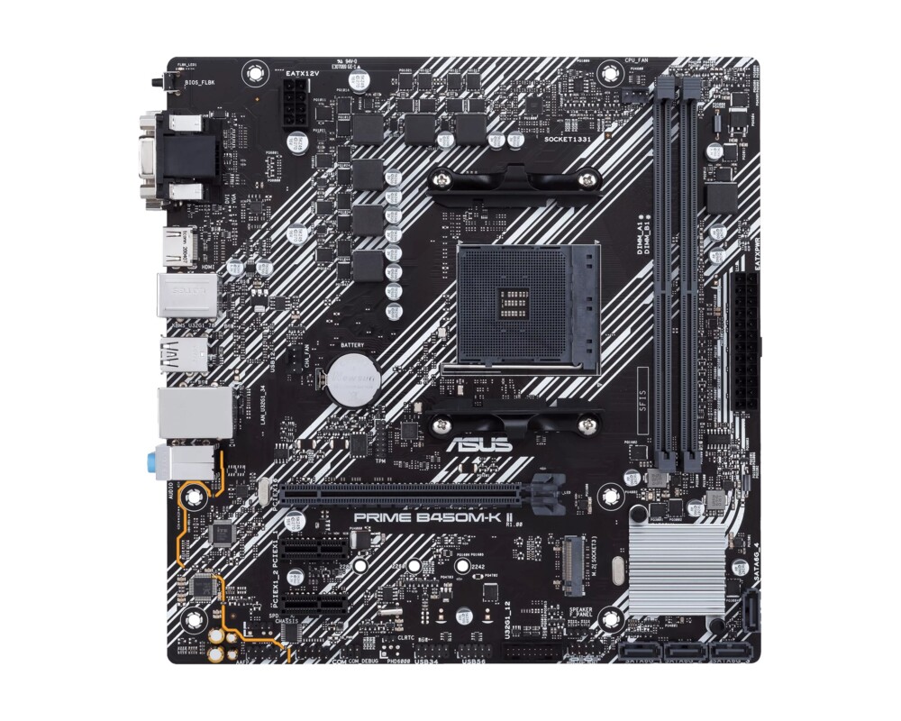 Дънна платка ASUS PRIME B450M-K II 9 Дънна платка ASUS PRIME B450M-K II 9