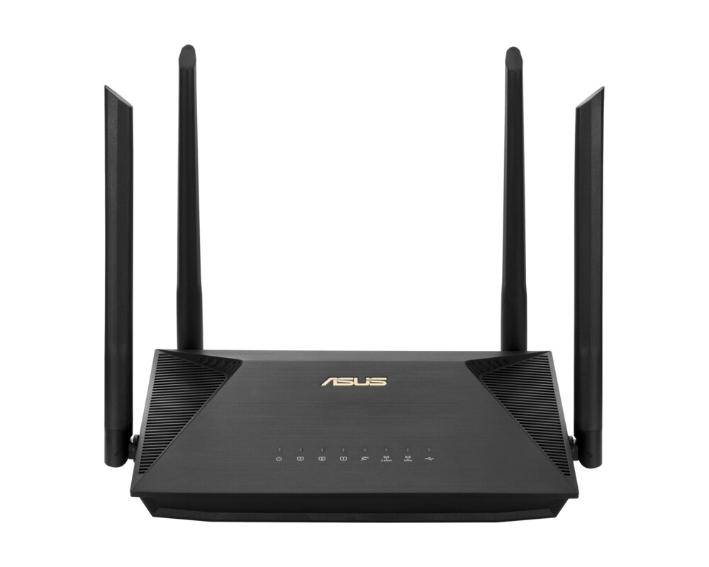 Рутер ASUS RT-AX53U AX1800 Dual Band WiFi 6 802.11ax Router supporting MU-MIMO and OFDMA technology with AiProtection 2 Рутер ASUS RT-AX53U AX1800 Dual Band WiFi 6 802.11ax Router supporting MU-MIMO and OFDMA technology with AiProtection 2