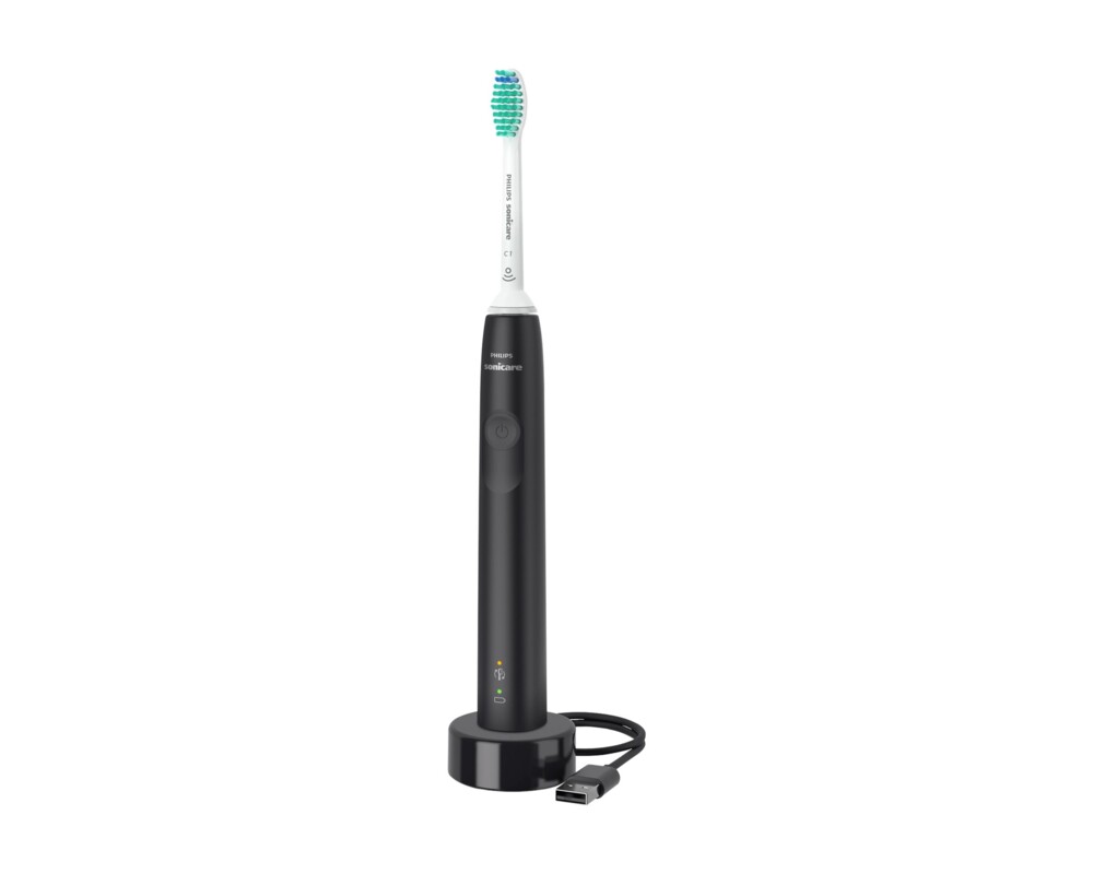 Четка за зъби PHILIPS Electric toothbrush Series 3100 Pressure sensor Slim ergonomic design black 5 Четка за зъби PHILIPS Electric toothbrush Series 3100 Pressure sensor Slim ergonomic design black 5