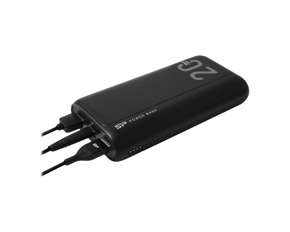 Външна батерия Silicon Power QS15 20000 mAh, Черен 7 Външна батерия Silicon Power QS15 20000 mAh, Черен 7