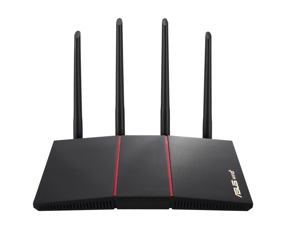 Рутер ASUS RT-AX55 AX1800 AiMesh Router Dual Band WiFi 6 802.11ax 1201 Mbps on the 5GHz Рутер ASUS RT-AX55 AX1800 AiMesh Router Dual Band WiFi 6 802.11ax 1201 Mbps on the 5GHz