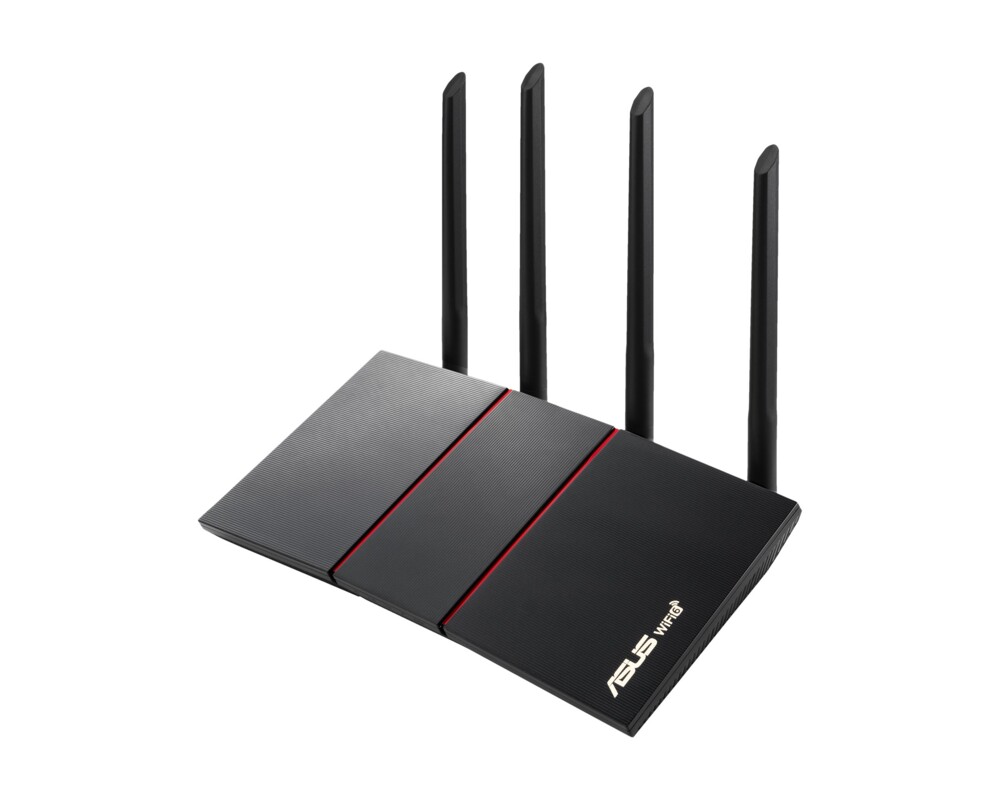 Рутер ASUS RT-AX55 AX1800 AiMesh Router Dual Band WiFi 6 802.11ax 1201 Mbps on the 5GHz 2 Рутер ASUS RT-AX55 AX1800 AiMesh Router Dual Band WiFi 6 802.11ax 1201 Mbps on the 5GHz 2