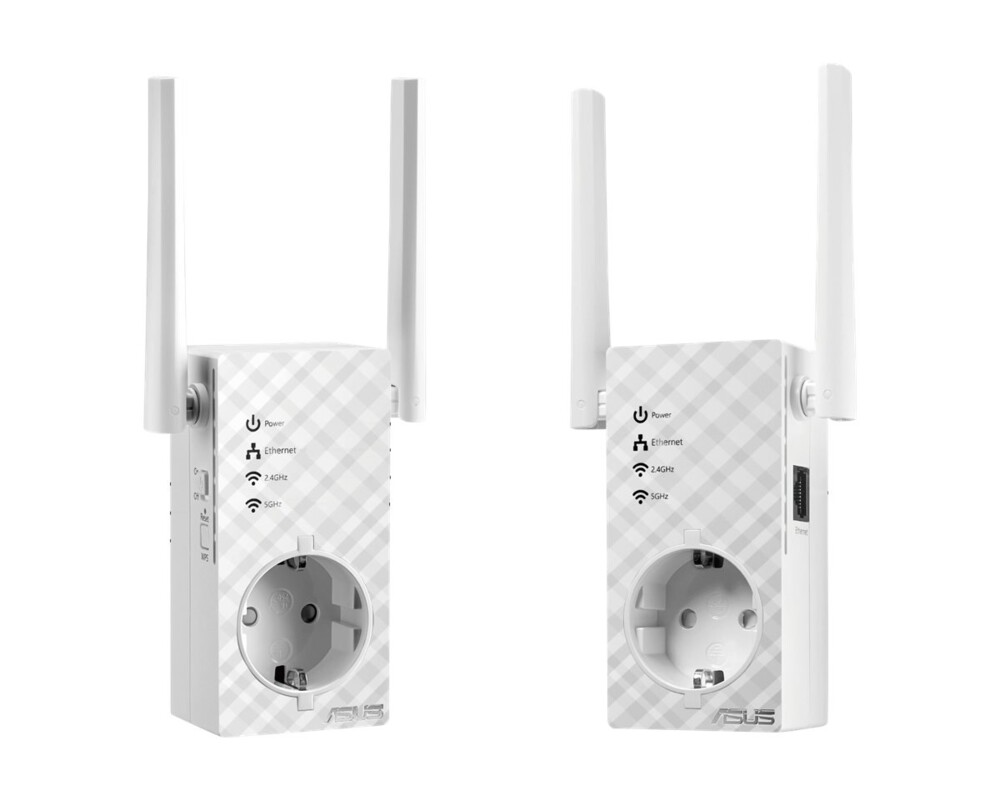 Безжичен усилвател ASUS RP-AC53 Dual-Band Wireless AC750 Passthrough Range Extender with External Antenna signal indicator AP and Media Bridge mode 6 Безжичен усилвател ASUS RP-AC53 Dual-Band Wireless AC750 Passthrough Range Extender with External Antenna signal indicator AP and Media Bridge mode 6