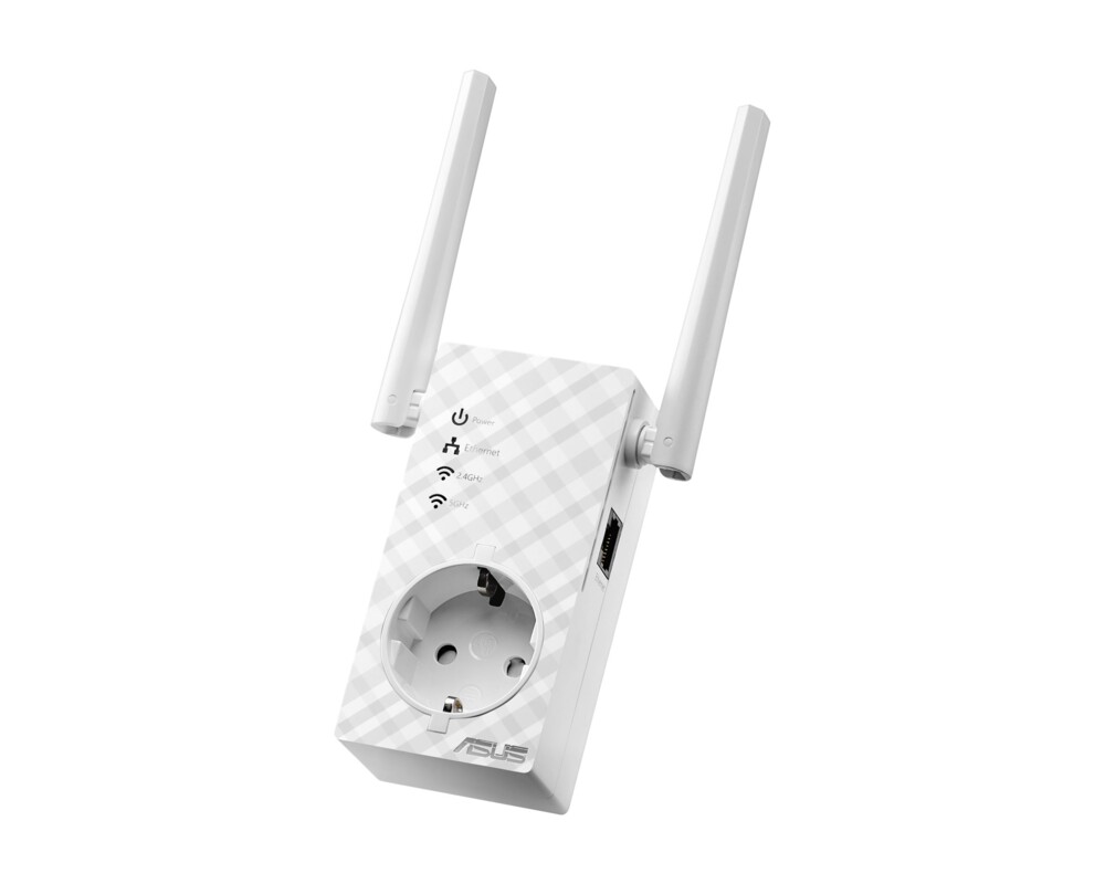 Безжичен усилвател ASUS RP-AC53 Dual-Band Wireless AC750 Passthrough Range Extender with External Antenna signal indicator AP and Media Bridge mode 5 Безжичен усилвател ASUS RP-AC53 Dual-Band Wireless AC750 Passthrough Range Extender with External Antenna signal indicator AP and Media Bridge mode 5