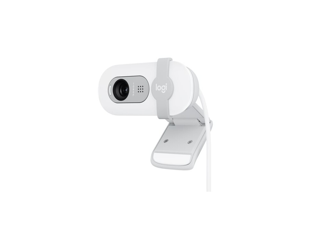 Уеб камера Logitech Brio 100 Full HD Webcam - OFF-WHITE - USB - N/A - EMEA28-935 - WEBCAM Уеб камера Logitech Brio 100 Full HD Webcam - OFF-WHITE - USB - N/A - EMEA28-935 - WEBCAM