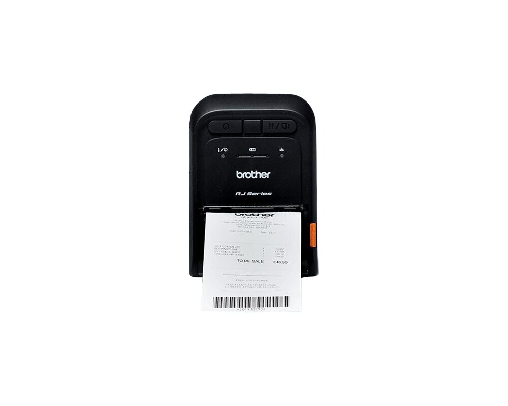 Мобилнен принтер BROTHER RuggedJet RJ-2035B Receipt printer direct thermal Roll 57mm 203dpi 101.6mm Мобилнен принтер BROTHER RuggedJet RJ-2035B Receipt printer direct thermal Roll 57mm 203dpi 101.6mm