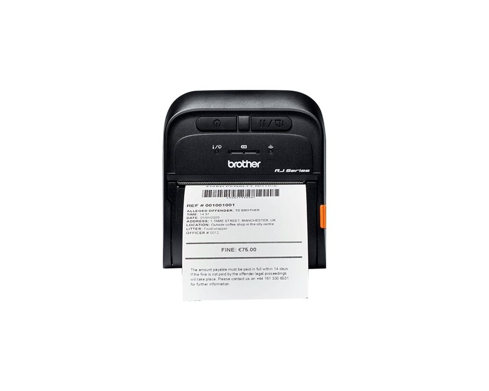 Мобилнен принтер BROTHER RuggedJet RJ-3035B Receipt printer direct thermal Roll 79mm 203dpi 101.6mm 9 Мобилнен принтер BROTHER RuggedJet RJ-3035B Receipt printer direct thermal Roll 79mm 203dpi 101.6mm 9