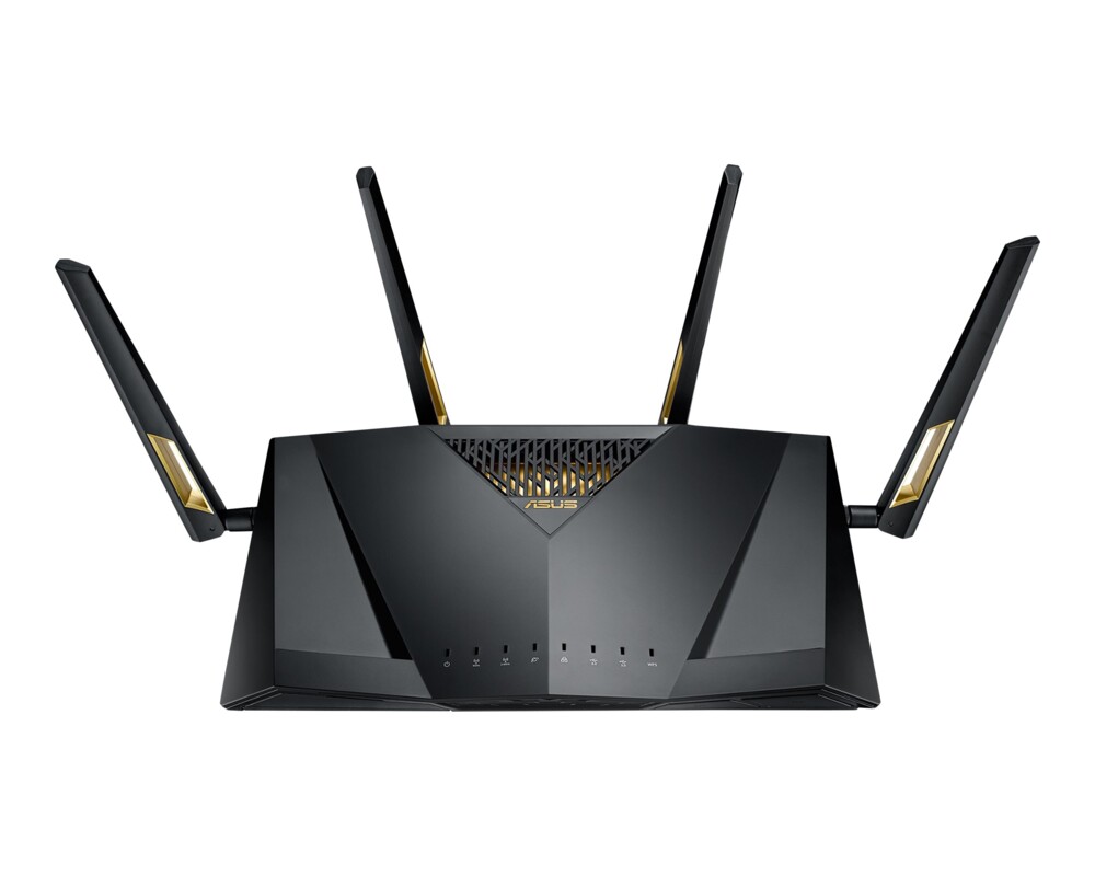 Рутер ASUS RT-AX88U Pro, AX6000 Dual Band WiFi 6 (802.11ax), AiProtection Pro, 6000 Mbps Рутер ASUS RT-AX88U Pro, AX6000 Dual Band WiFi 6 (802.11ax), AiProtection Pro, 6000 Mbps
