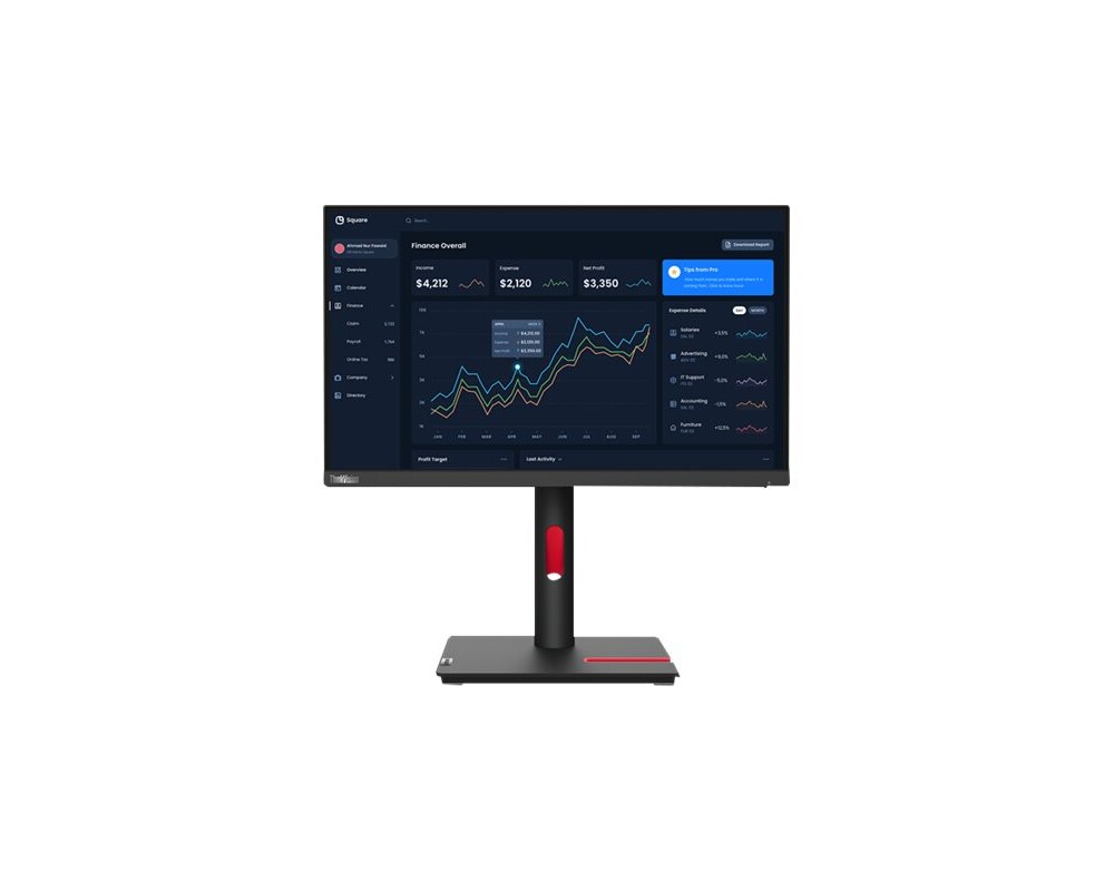 Монитор LENOVO ThinkVision T22i-30 21.5inch IPS нарушена опаковка FHD WLED 250cd 2 Монитор LENOVO ThinkVision T22i-30 21.5inch IPS нарушена опаковка FHD WLED 250cd 2