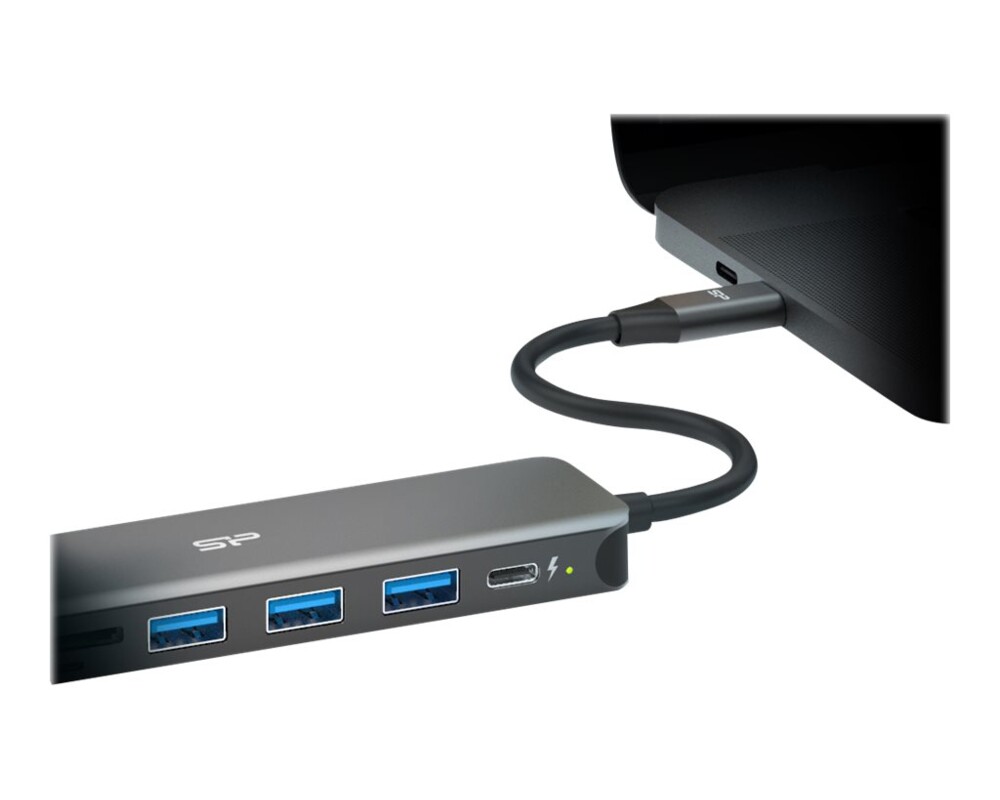 Докинг станция SILICON POWER Boost SU20 Docking station 7in1 USB USB-C HDMI SD card 5 Докинг станция SILICON POWER Boost SU20 Docking station 7in1 USB USB-C HDMI SD card 5