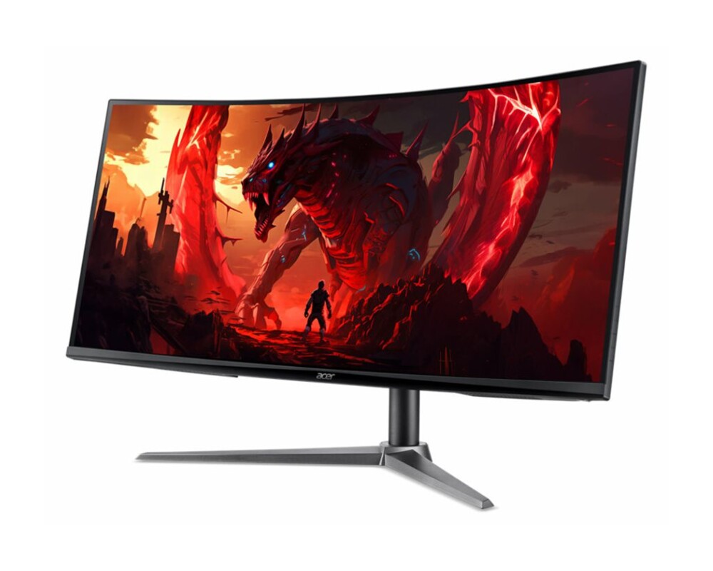 Монитор ACER ED340CUS3 34inch WQHD Curved ZeroFrame VA 180Hz 21:9 1ms VRB 250nits 2xHDMI DP MM Audio out HDR10 EU Black 2 Монитор ACER ED340CUS3 34inch WQHD Curved ZeroFrame VA 180Hz 21:9 1ms VRB 250nits 2xHDMI DP MM Audio out HDR10 EU Black 2