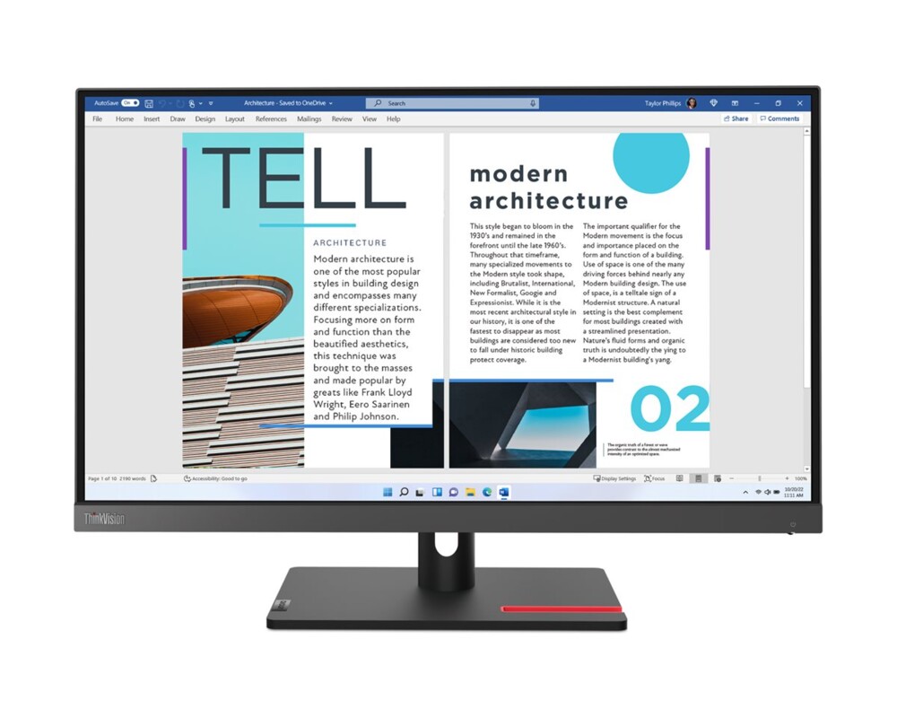 Монитор Lenovo ThinkVision S25e-30 4 Монитор Lenovo ThinkVision S25e-30 4
