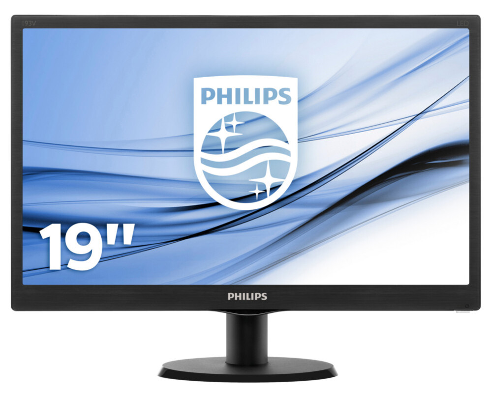 Монитор PHILIPS 193V5LSB2 Monitor LED 19inch 16:9 VGA 1366x768 200cd 11