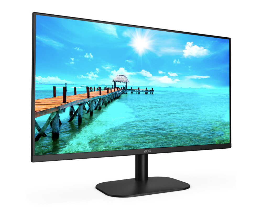 Монитор AOC 27B2DA 27inch IPS FHD 1920x1080 16:9 250nits 75Hz 1000:1 4ms HDMI1.4 VGA DVI Headphone out Black Cable included 13