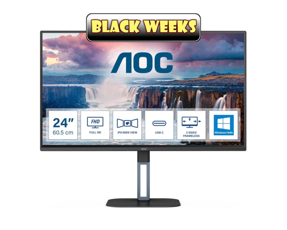 Монитор AOC 24V5CW/BK 21