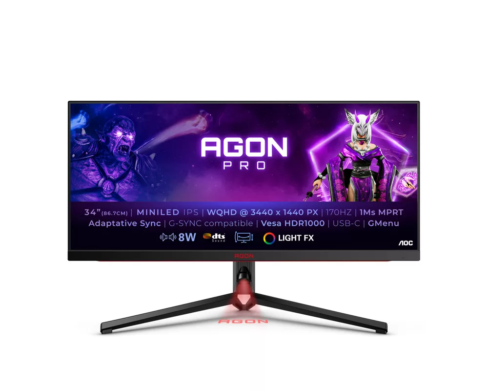 Монитор AOC AG344UXM 34inch monitor DP HDMI 2