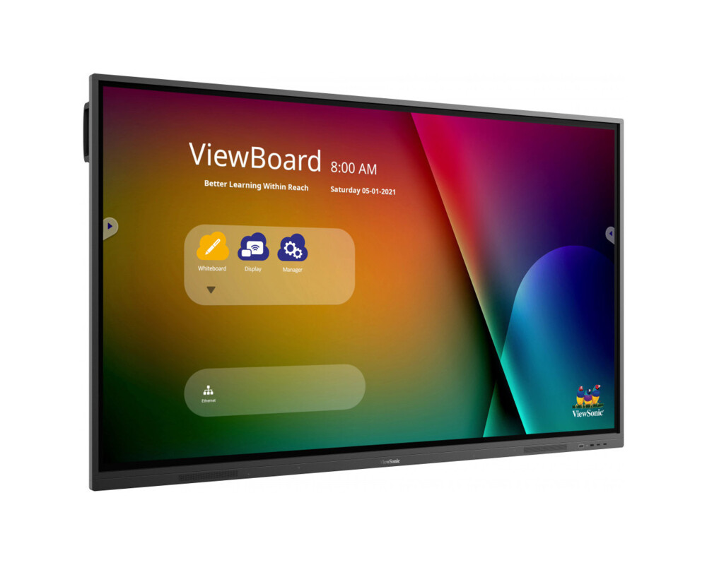 Широкоформатен дисплей VIEWSONIC IFP7532-2 75inch 3840x2160 20 Multi Touch 9H 350nits 4GB RAM 32GB Storage OPSx1 2