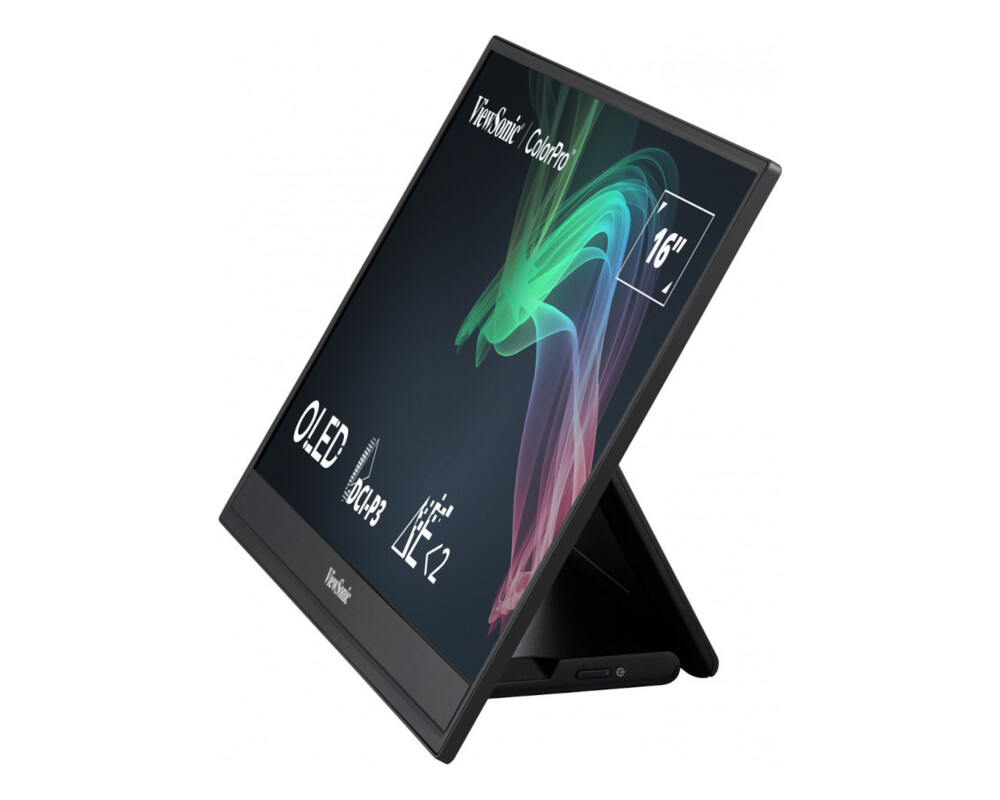 Монитор VIEWSONIC VP16-OLED 15.6inch 1920x1080 16:9 FHD Portable OLED monitor Micro HDMI 2 USB-C speakers integration hood foldable stand 7