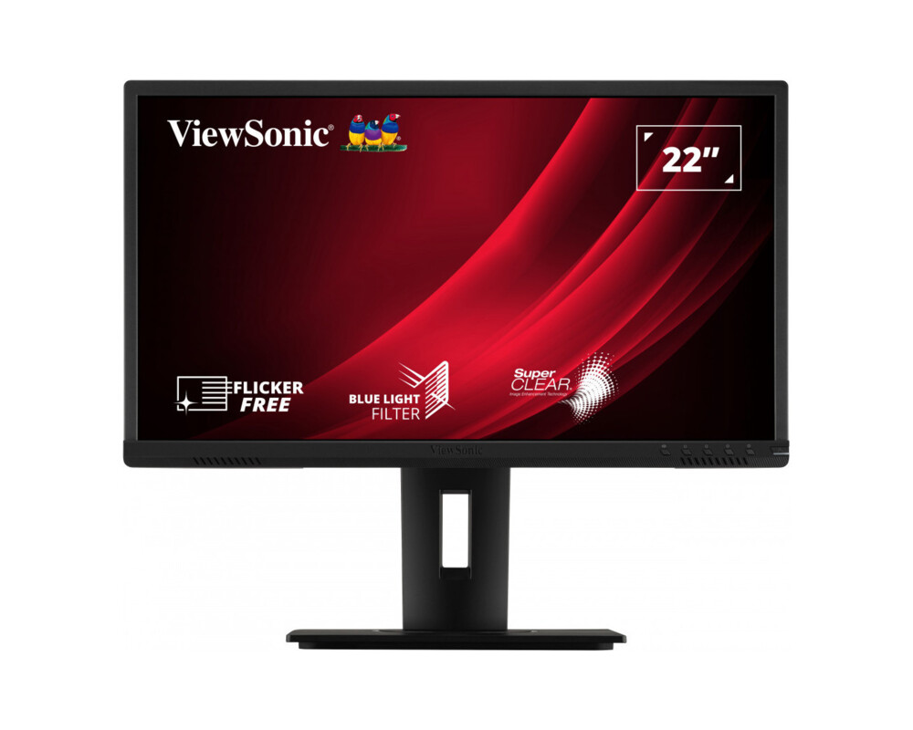 Монитор VIEWSONIC VG2440 22inch 16:9 1920x1080 Full HD SuperClear MVA 5ms VGA HDMI DisplayPort USB speakers full ergonomic stand