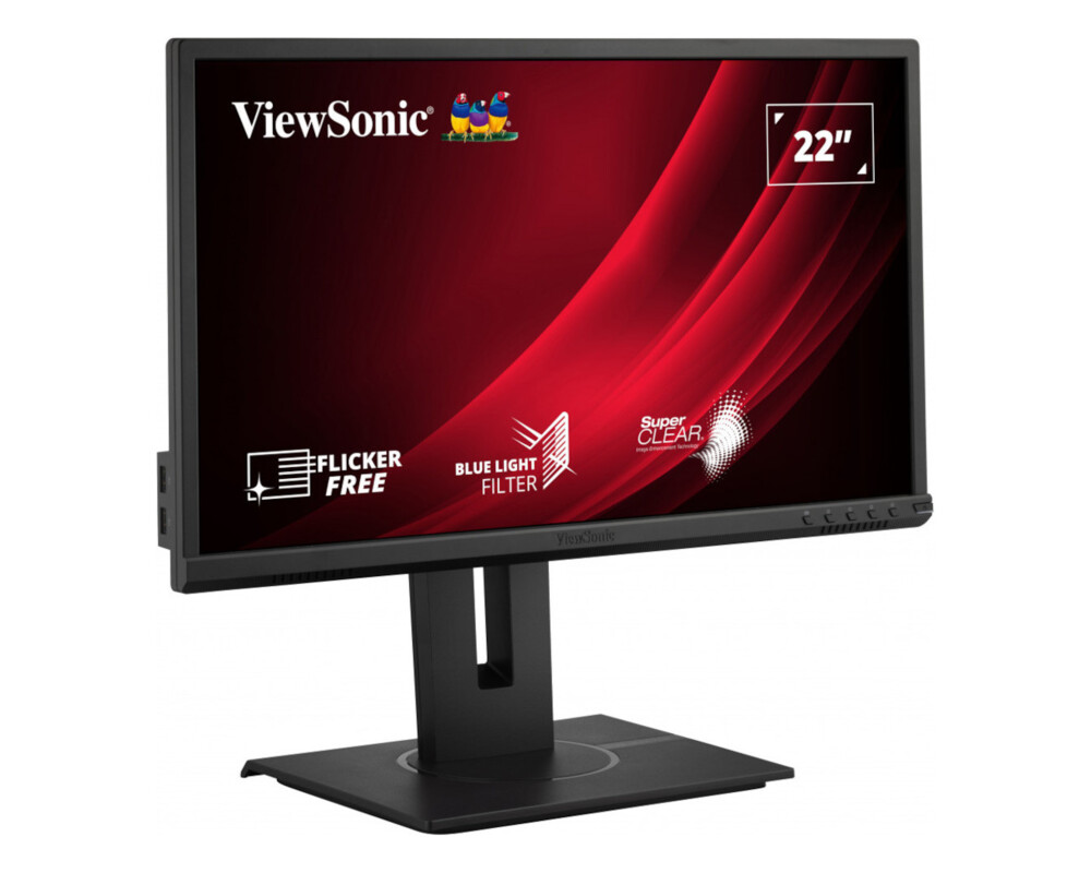 Монитор VIEWSONIC VG2440 22inch 16:9 1920x1080 Full HD SuperClear MVA 5ms VGA HDMI DisplayPort USB speakers full ergonomic stand 5