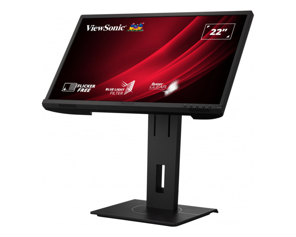 Монитор VIEWSONIC VG2440 22inch 16:9 1920x1080 Full HD SuperClear MVA 5ms VGA HDMI DisplayPort USB speakers full ergonomic stand 3