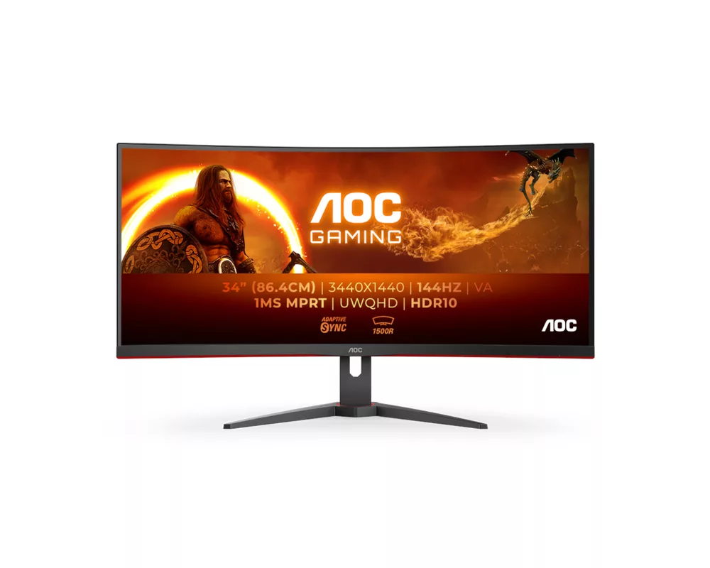Монитор AOC CU34G2XE/BK 10