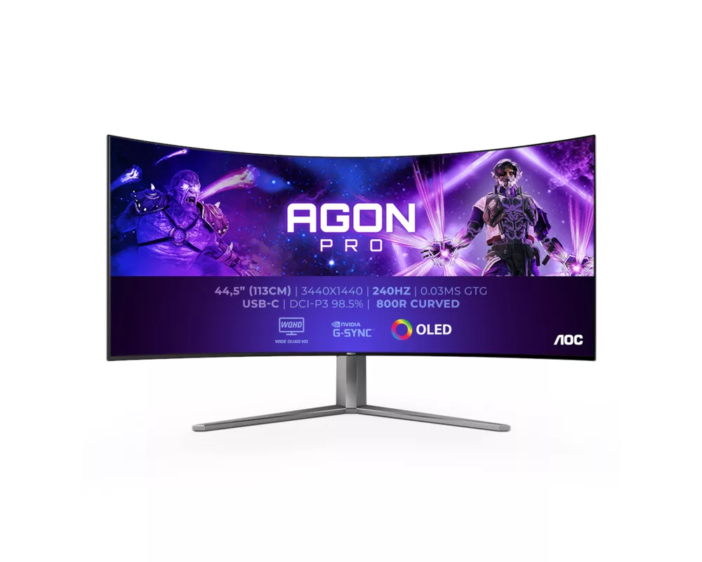 Монитор AOC AG456UCZD AGON PRO 44.5inch 3440x1440 OLED 240Hz 3xHDMI DP 2