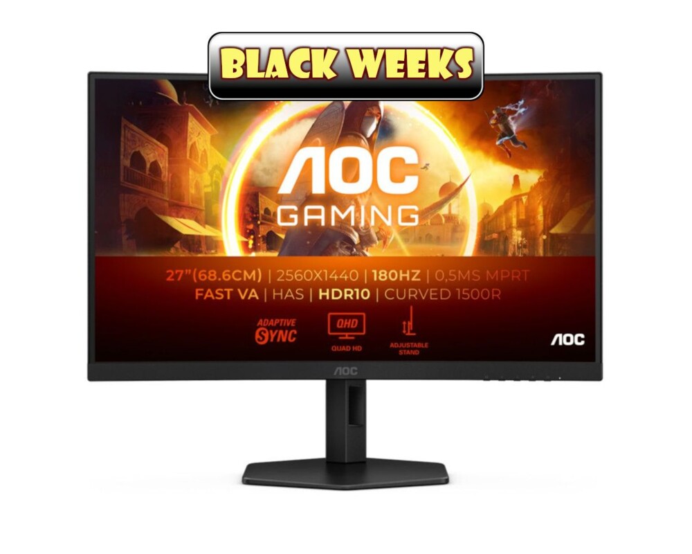 Монитор AOC CQ27G4X 27inch 2560x1440 0.5ms 2xHDMI DP Black 32