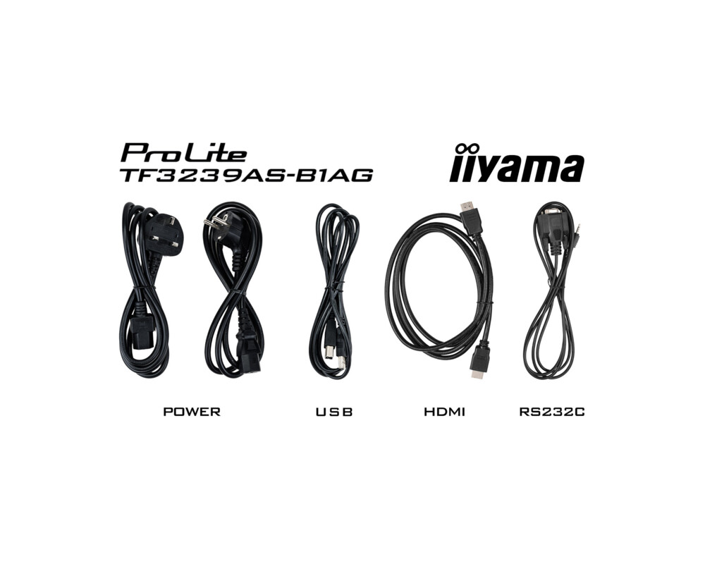 Широкоформатен дисплей Tъч IIYAMA TF3239AS-B1AG 15