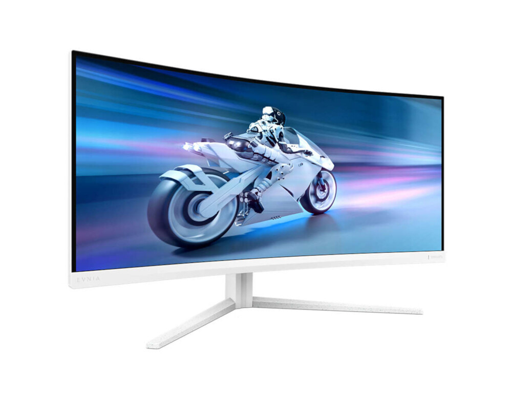 Монитор PHILIPS 34inch 3440x1440 VA 130mm EVNIA 5000 Ambiglow Curved WQHD 180Hz Fast VA 1ms GtG HDR10 USB 4x USB 3.2 3