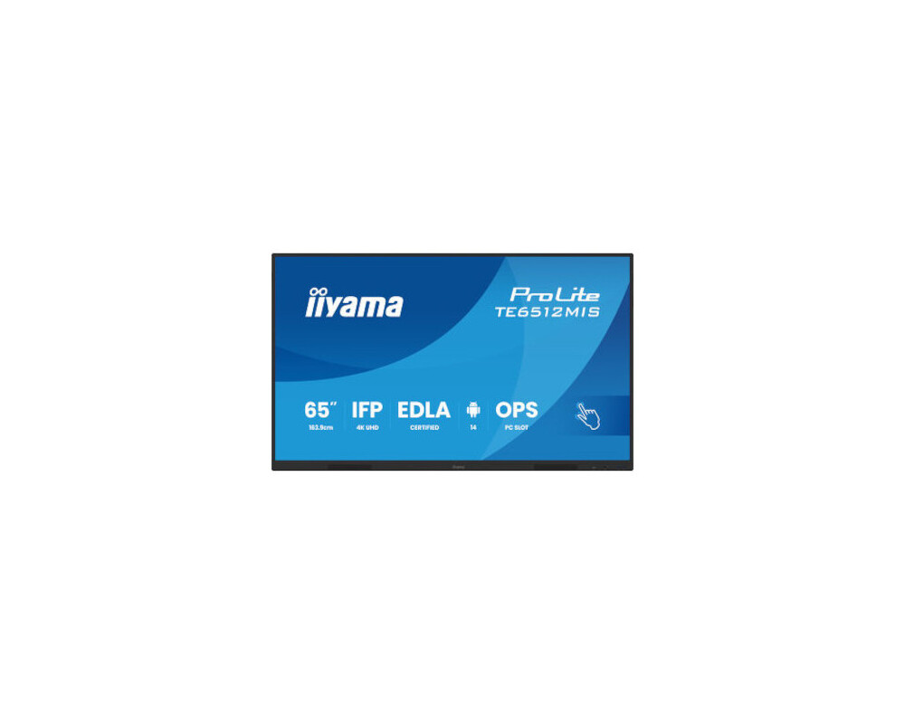 Интерактивен дисплей Tъч Дисплей IIYAMA TE6512MIS-B4AG Интерактивен дисплей Tъч Дисплей IIYAMA TE6512MIS-B4AG
