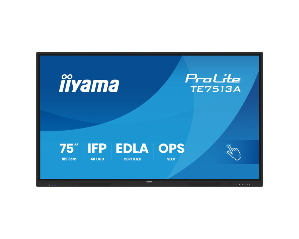 Интерактивен дисплей Tъч Дисплей IIYAMA TE7513A-B1AG Интерактивен дисплей Tъч Дисплей IIYAMA TE7513A-B1AG