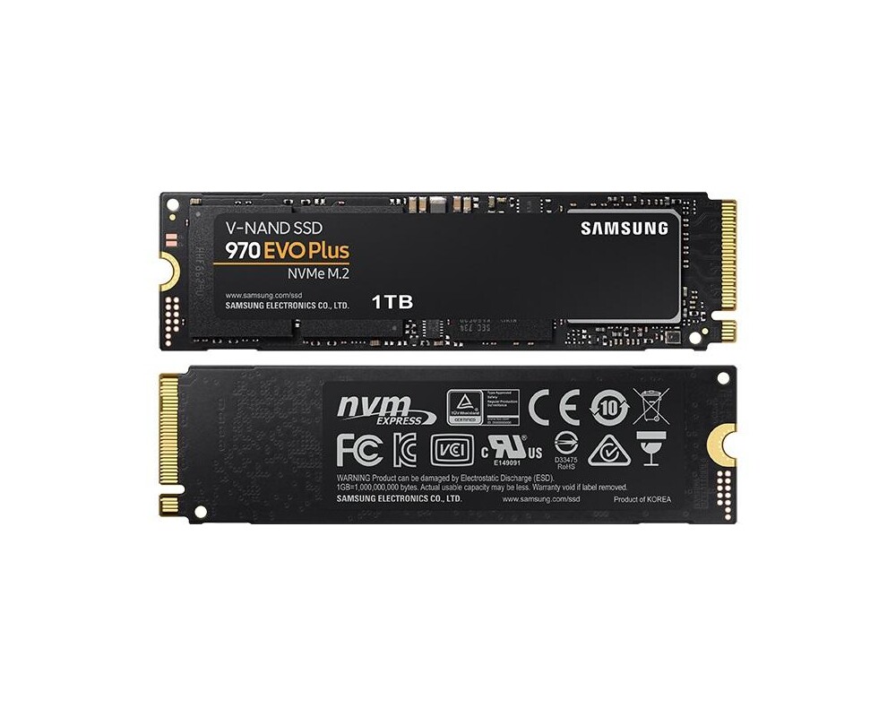 SSD 1TB Samsung 970 EVO Plus M.2 2280 PCIe 3.0 NVMe SSD 5