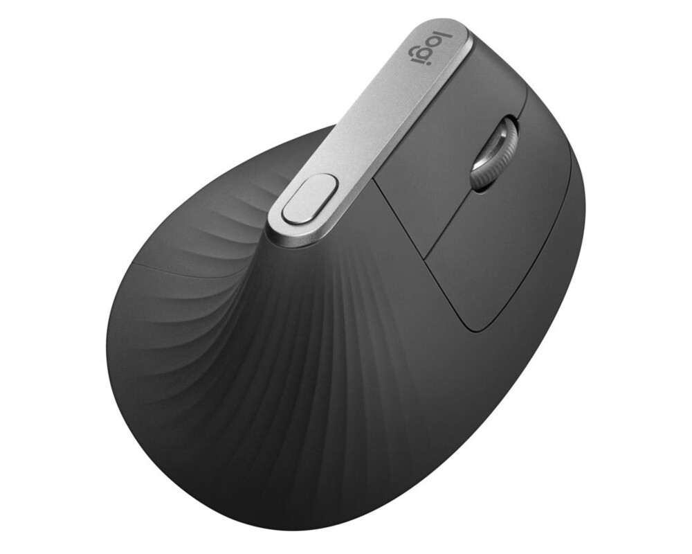 Мишка Logitech MX Vertical USB Type C, вертикална 910-005448 - тъмносива 21