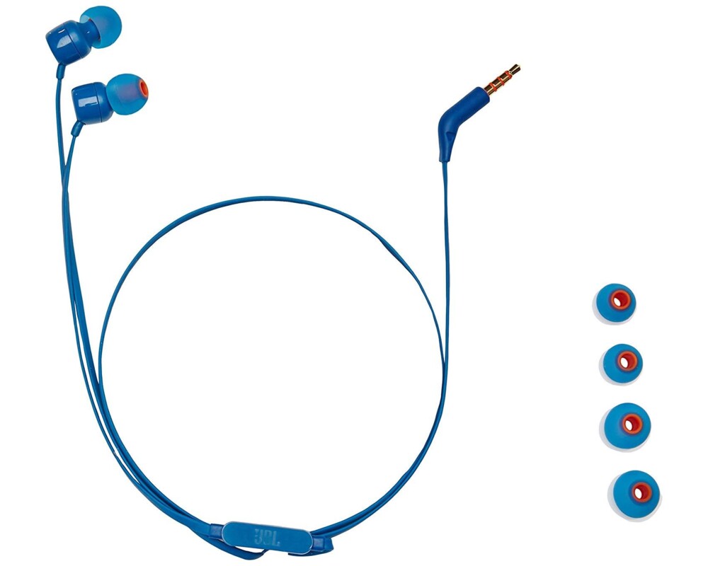 Слушалки JBL T110 BLU In-ear headphones 6