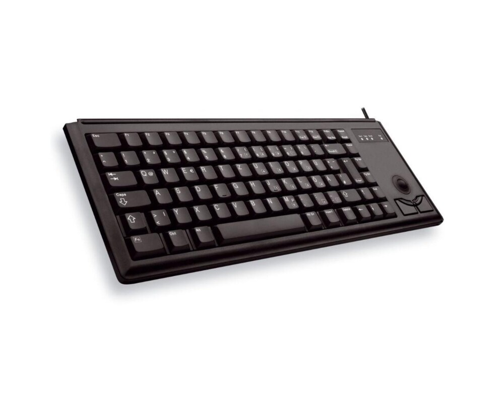 Клавиатура Компактна жична клавиатура CHERRY G84-4400 с Trackball 2