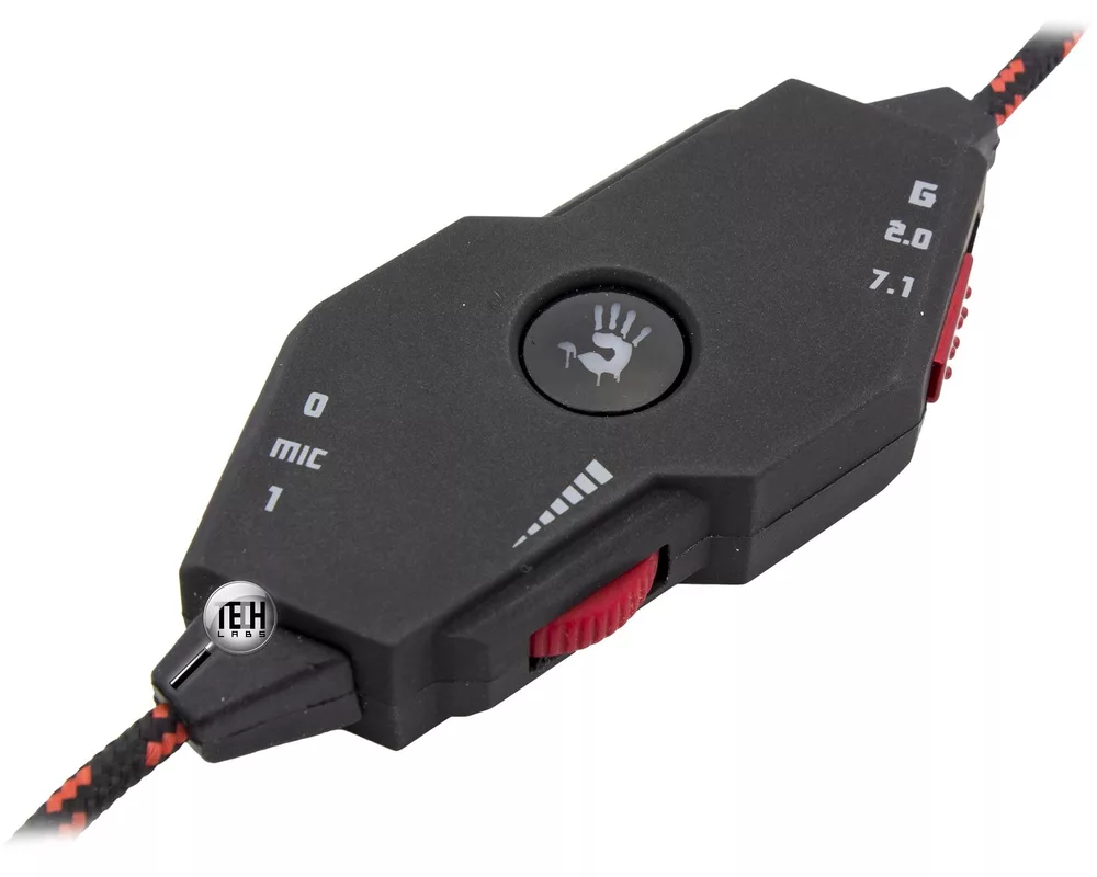 Слушалки Геймърски слушалки A4TECH Bloody G501, Микрофон, Черно/Червено 5